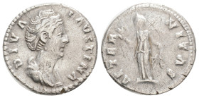 Roman Imperial
Diva Faustina I AD 141. Rome. Denarius AR 3,2 g. 17,1 mm.