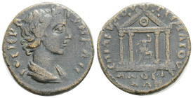 Roman Provincial
(Bronze, 8 g 24,6 mm) IONIA. Smyrna. Pseudo-autonomous. Time of Marcus Aurelius (161-180).