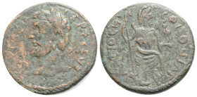 Roman Provincial
Pisidia, Antiochia. Antoninus Pius (138-161 AD) AE (23,1 mm, 5.8g, 7 h). ANTONINVS laureate, draped, and cuirassed bust left, seen f...