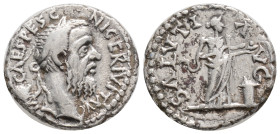 ROME - EMPIRE - PESCENNIUS NIGER - 193- 194 AD
Pescennius Niger 193-194 AD - Denarius of Antiochia, 193-194 AD, AG 2,9 g. 18,3 mm. IMP CAES C PESC NI...