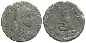 CILICIA. Tarsus. Caracalla, 198-217. after 212. AYT KAI M AYP CEYHPOC ANTΩNEINOC / Π-Π Bust of Caracalla to right, wearing crown and
garment of the d...