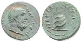 Lydia. Nakrasa . Pseudo-autonomous issue AD 98-161.
Bronze Æ, 2,5 g. 16,6 mm.