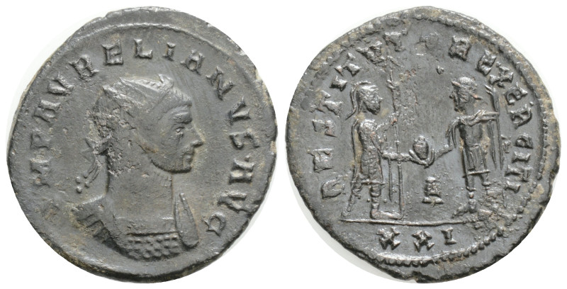 Aurelıan (270-275). Antoninianus. Cyzicus. 3,1 g. 23,2 mm.
OBV: IMP AvrelIanvs ...