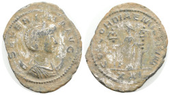 Roman Imperial
Severina AD 270-275. Rome. Antoninianus Æ silvered, 3,5 g. 26,1 mm.