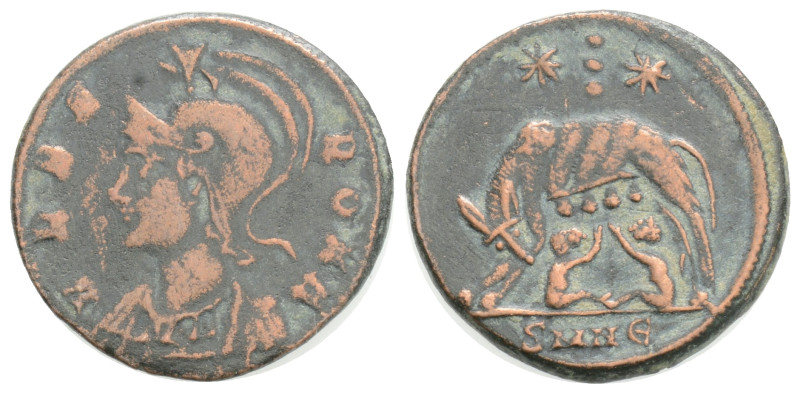 Roman Imperial
Constantine I, 307-337. Nicomedia, Follis, Æ
VRBS ROMA Helmeted...