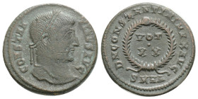 Roman Imperial
Constantinus I the Great AD 306-337. Heraclea Follis Æ,18,6 mm., 3,2 g.
D N CONSTANTINVS AVG, laureate head right / D N CONSTANTINI M...