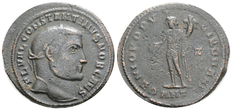 Constantinus I. (307 - 337 n. Chr.). Follis. 294 - 295 n. Chr. Antiochia.
Vs: F...