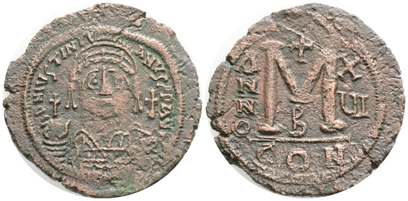Byzantine
Justinian I the Great (527-565 AD) Constantinople AE Follis or nummi ...
