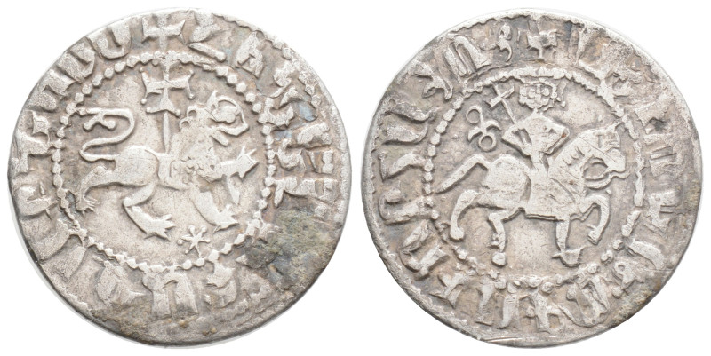 Medieval, Armenia, Cilician Armenia, Levon III (1301-1307 AD) AR Tavorkin (22 mm...