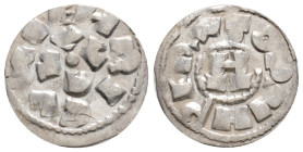 Cilician Armenia, Levon V (1373-1375). AR Obol
0.88 g. 16,7 mm.