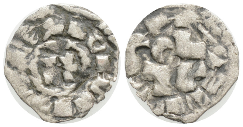 Cilician Armenia, Levon V (1373-1375). AR Obol
0.7 g. 16,3 mm