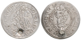 Habsburg I
Leopold I (1657-1705) 3 Groschen 3 g. 25,3 mm. 
Av: LEOPOLD•D•G•R•-•I•S•A•G•H•B•R
Rv: S•IMMAC• VIR•M•-MAT•D•P•HVN: 16-93...