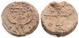 Byzantine Lead Seal, 13,3 g. 22,1 mm.