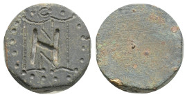 Byzantine Weight. 4,5 g. 14 m.