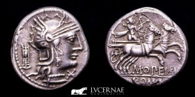 M. Opeimius Silver Denarius 3,89 g. 18 mm. Rome 131 A.D. GVF+