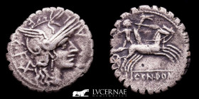 C. Malleolus C.f. Silver Denarius 3,67 g. 20 mm. Narbo 118 BC gVF