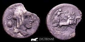 L. Julius Bursio Silver Denarius 3,37 g., 20 mm. Rome 85 B.C. Good very fine (MBC)