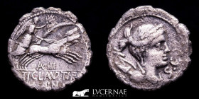 Ti. Claudius Nero Silver Denarius 3,00 g. 19 mm. Rome 79/78 BC nEF