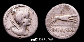 C. Postumius Silver Denarius 3.75g, 18 mm Rome 74 B.C. gVF