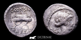 C. Considius Paetus Silver Denarius 3,29 g., 19 mm. Rome 46 B.C. Good very fine