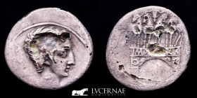 Augustus Silvered Bronze Denarius 1,90 g • 18 mm Brundisium-Rome 29/27 B.C Good very fine (MBC)
