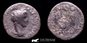 Augustus Silver Denarius 3,32 g. 19 mm. Lugdunum 2 B.C.- 4 A.D. fine