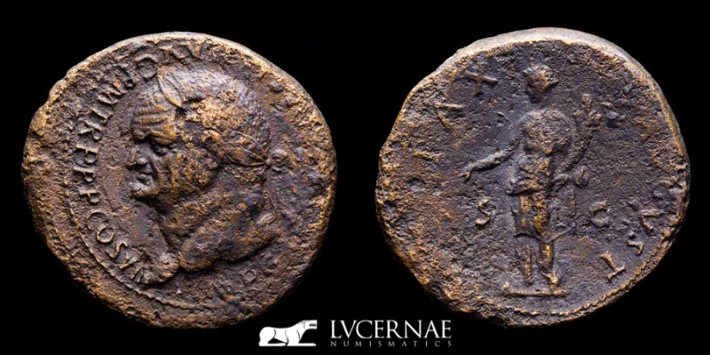 Roman Empire - Vespasian (69 - 79 A.D.) bronze sestertius (25,57 g. 34 mm.), 71 ...