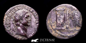 Domitian Fourre Denarius 2.30 g., 19 mm. Rome 88 A.D. gVF