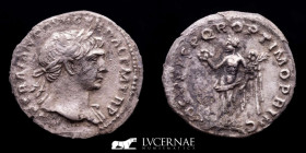 Trajan Silver Denarius 2.67 g., 19 mm. Rome 103-111 A.D. Good fine