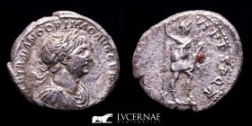 Trajan (98-117) Silver Denarius 2.95 g., 19 mm. Rome 116/117 A.D. Good very fine