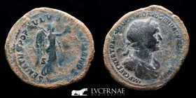 Trajan 98-117 A.D. Æ Bronze Æ As 10.69 g., 30 mm. Rome 115-6 A.D. Very fine