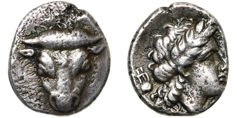 PHOCIDE, Ligue phocidienne, AR triobole. Frappé sous Phalaikos, 351 av. J.-C. et...