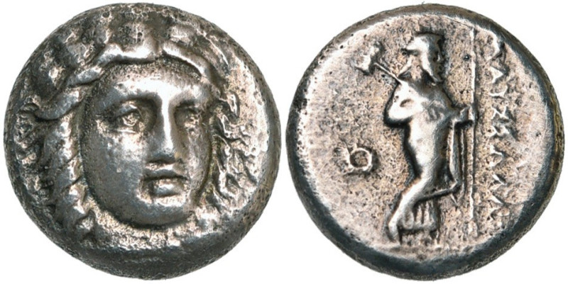 SATRAPES DE CARIE, Mausollos (377-353), AR drachme. D/ T. l. d'Apollon de f., lé...