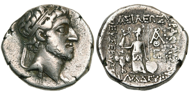 ROYAUME DE CAPPADOCE, Ariarathes X Eusebes Philadelphos (42-36), AR drachme. D/ ...