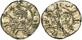 NEDERLAND, FRIESLAND, Graafschap, Egbert II (1068-1090), AR denarius, 1068-1077 (?), Garrelsweer. Vz/ + ECBERTVS Gekroond bb. v.v. Kz/ + GEREVVROI [ ]...