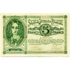 BELGIQUE, Société Générale de Belgique, 5 francs, 9.7.1917. Aernout 8. Légères traces de plis.

Très Beau