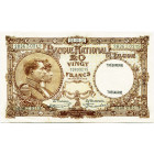 BELGIQUE, Banque Nationale, 20 francs, 09.08.1926. Aernout 25. Rare. Taches. Un coin plié.

Très Beau