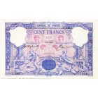 FRANCE, Banque de France, 100 francs, 3.2.1902. Bleu et rose. Pick 65c. Rare. Déchiré sur le bord et recollé. Trous d'épingle. Traces de plis.

Beau...