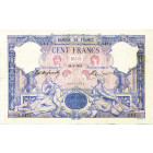FRANCE, Banque de France, 100 francs, 24.2.1902. Bleu et rose. Pick 65c. Rare. Trous d'épingle. Traces de plis.

Beau à Très Beau