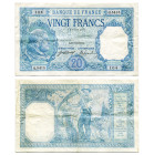FRANCE, lot de 3 billets: 5 francs 1918, 10 francs 1916 et 20 francs 1918 (rare). Pick 72, 73, 74.

Très Beau