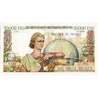 FRANCE, Banque de France, 10000 francs, 7.2.1952. Génie français. Pick 132d. Coins cornés.

Très Beau à Superbe