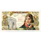 FRANCE, Banque de France, 100 nouveaux francs, s.d. Bonaparte. Surchargé sur 10000 francs 30.10.1958. Pick 140. Rare. Froissé. Trous d'épingle.

Sup...