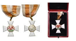 ALLEMAGNE, PRUSSE, Ordre de l’Aigle rouge, croix de 3e classe en or (48 mm), 3e modèle (1830-1854), avec cravate, dans son écrin. OEK 1607/27.

Jean...