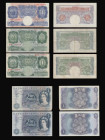 One Pound Warren Fisher 1919 T24 W/61 283333 better than Fine with some small holes around George V portrait. Five Pounds Page 1971 B324 (2) one AU th...