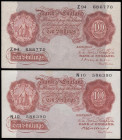 Ten Shillings (2) Mahon B210 issued 1928 series Z94 686770 VF and Catterns B223 N10 586390 EF-AU
Estimate: GBP 80 - 120