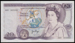 Twenty Pounds Page B328 First Series A60 603980 GEF-AU
Estimate: GBP 30 - 50
