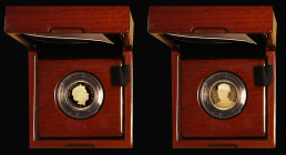 Alderney One Pound Gold 2014 100th Anniversary of the Birth of Dylan Thomas Gold Proof 1.2 grammes of 22 carat gold, nFDC in the Royal Mint box of iss...