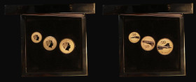 Gibraltar a 3-coin set in gold, Sovereign, Half Sovereign and Quarter Sovereign 2019 50th Anniversary of the First Flight of Concorde Gold Proofs with...