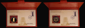 Hong Kong Medallic Cover 1986 Masterpiece Edition - Official Opening of the New Headquarters of the Hong Kong Bank (7 April 1986) comprising Gold Meda...