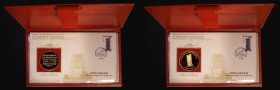 Hong Kong Medallic Cover 1986 Masterpiece Edition - Official Opening of the New Headquarters of the Hong Kong Bank (7 April 1986) comprising Gold Meda...